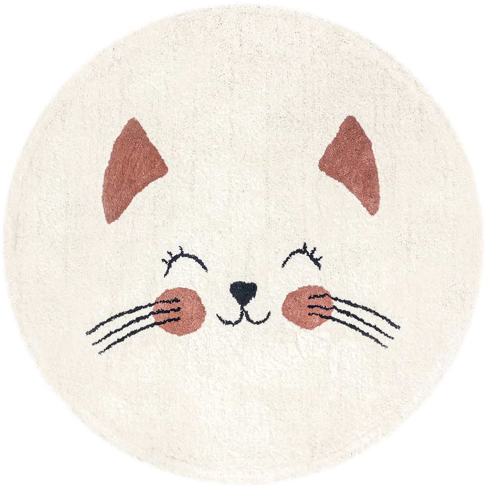 Tapete de Algodão Gatinho