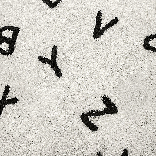 Tapete de Algodão Letras