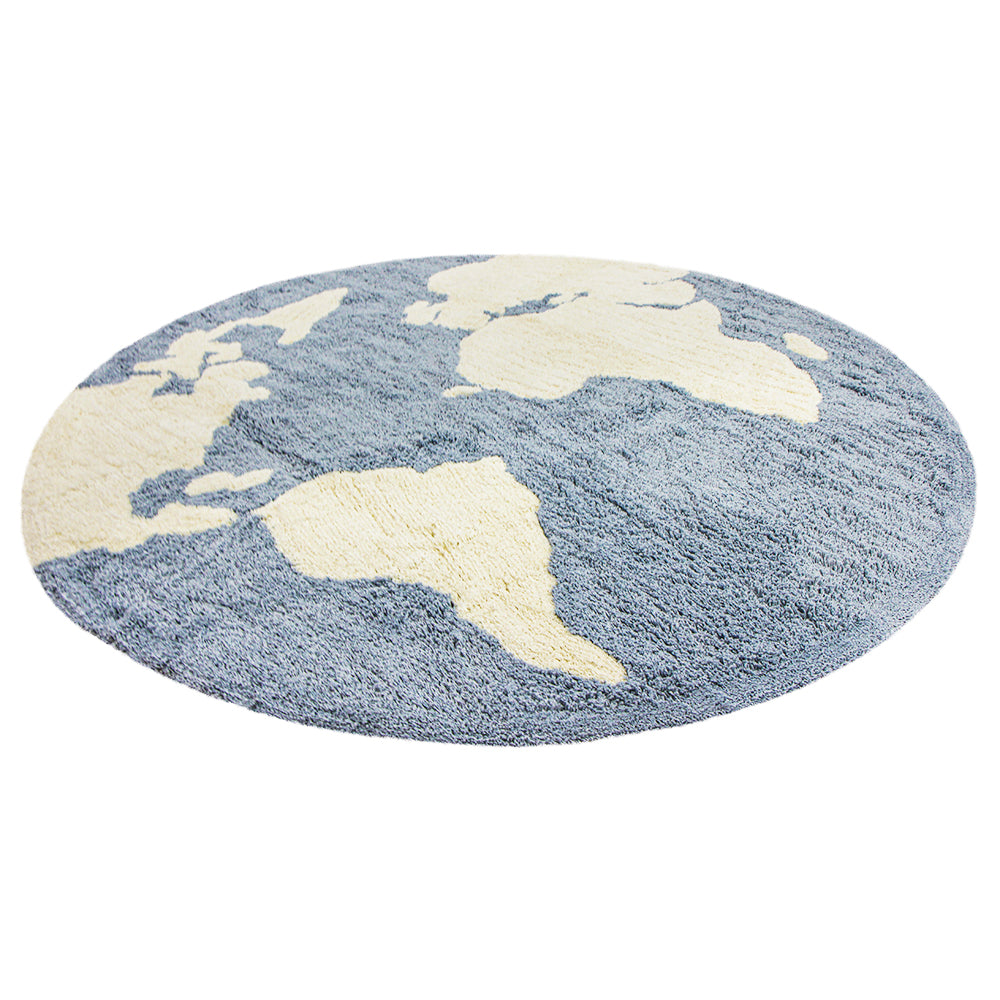 Tapete de Algodão Mapa Mundi