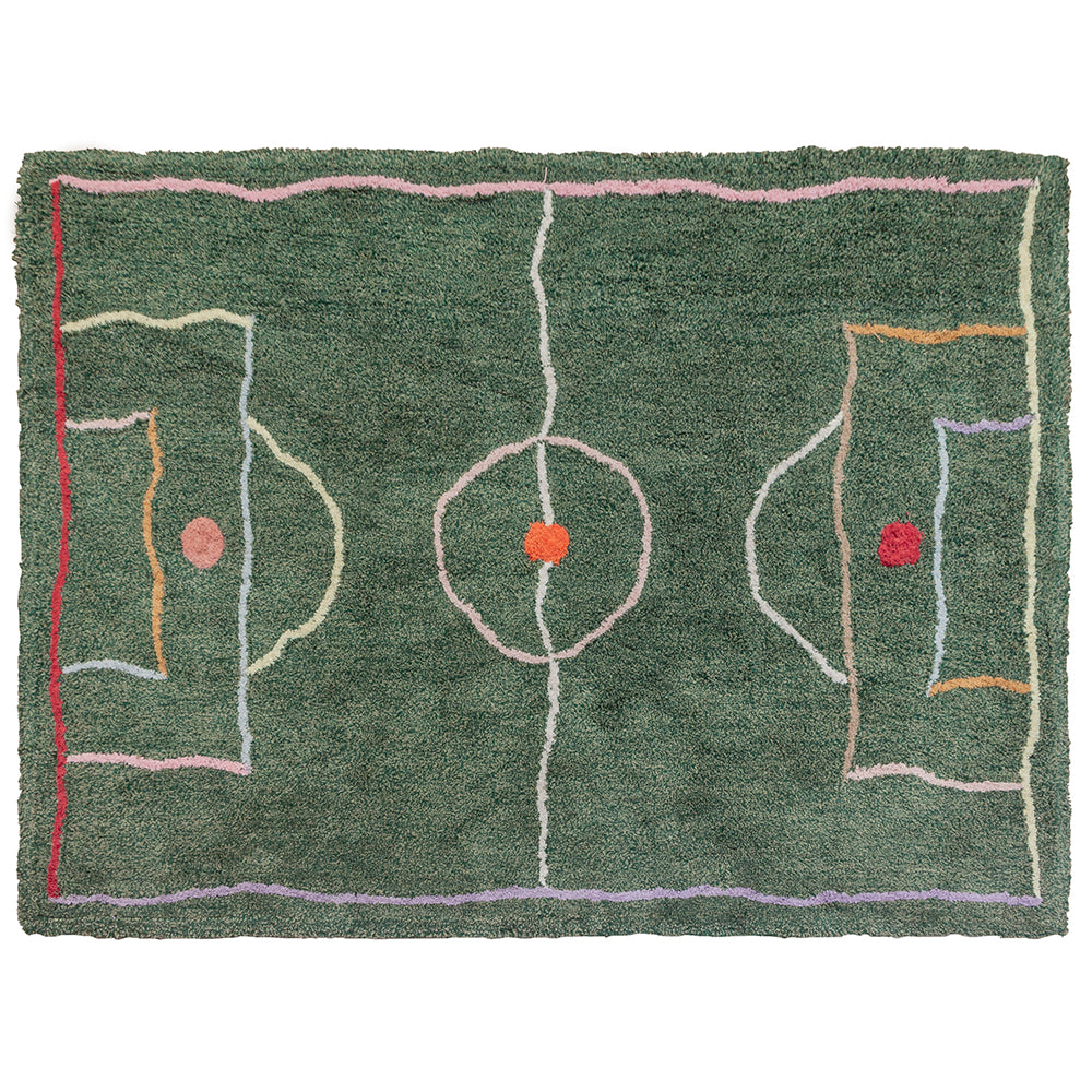 Tapete de Algodão Campo de Futebol
