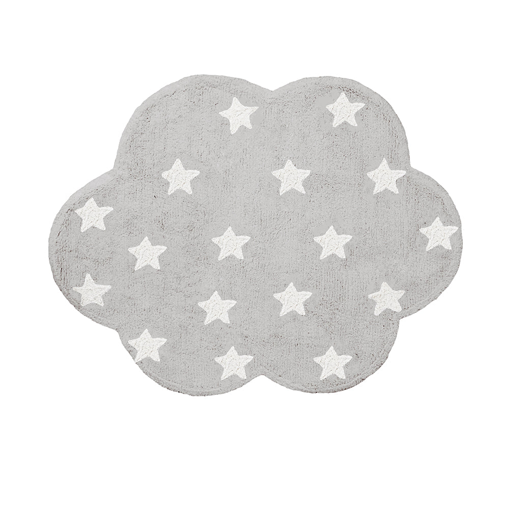 Tapete de Algodão Nuvem com Estrelas