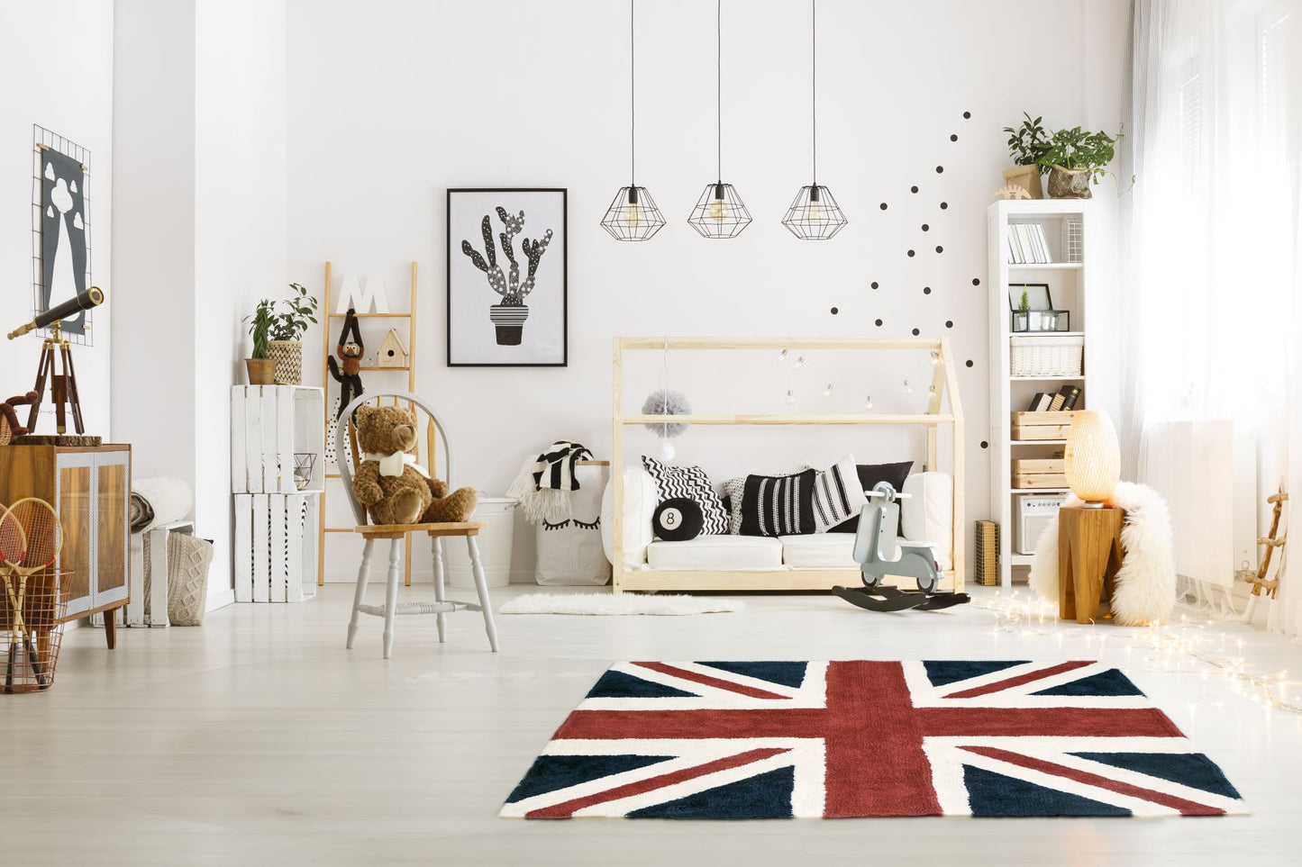 Tapete de Algodão Bandeira Inglesa